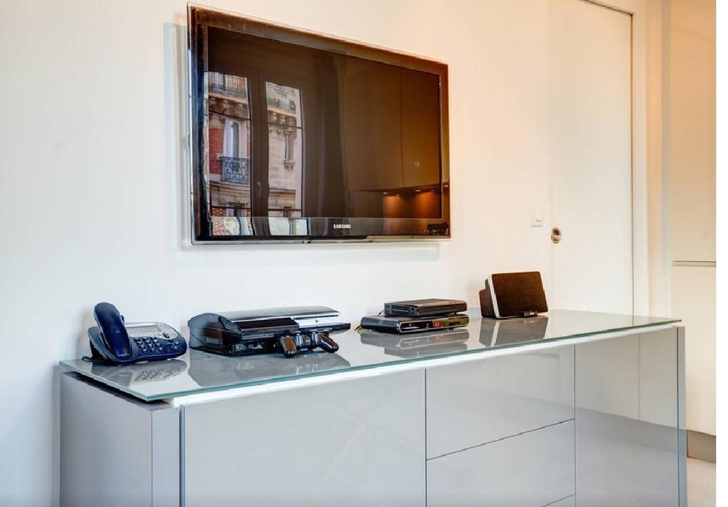 Apartment Notre Dame Bright Parijs Kamer foto